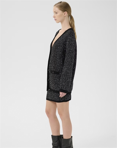 Gestuz - GZCosma Cardigan - Black with Lurex